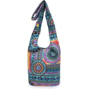 Women Shoulder Handbags Fashion canvas Hippie Crossbody Bags Bohemian Animal